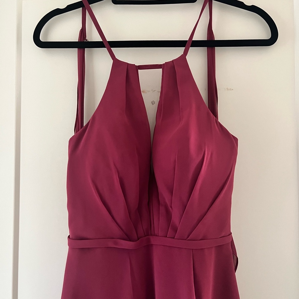 Maxi Mulberry Bridesmaid Dress